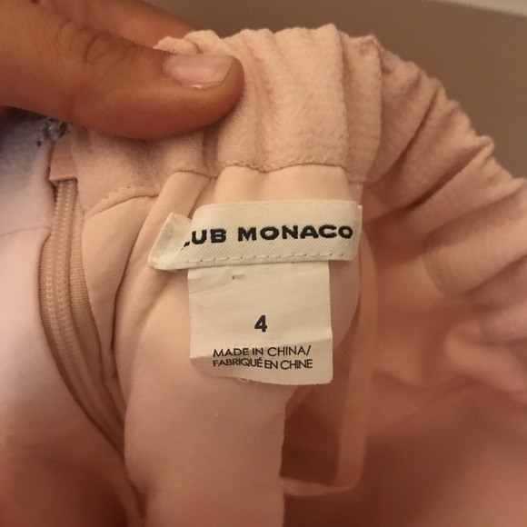 Club Monaco Liki Scalloped Dress Sz 4 WORN ONCE!! - Picture 3 of 6